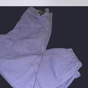 Forever 21 Purple Ankle Cropped Pants